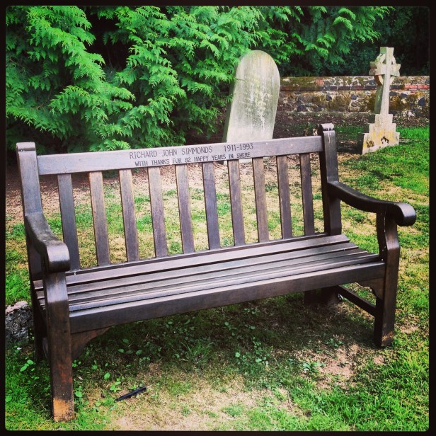 Though it stands in a cemetery, but what it says is very cheerful - Caption taken by me