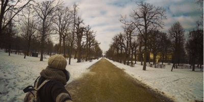 Selfie while roaming Schunbrunn Gardens in Vienna by Passainte Assem