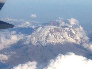 View from the aeroplane, with my mobile